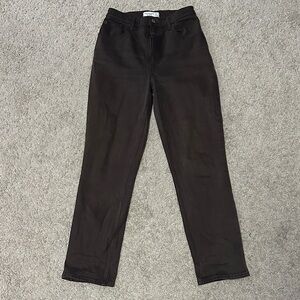 Abercrombie & Fitch Women's Brown Straight Leg Jeans